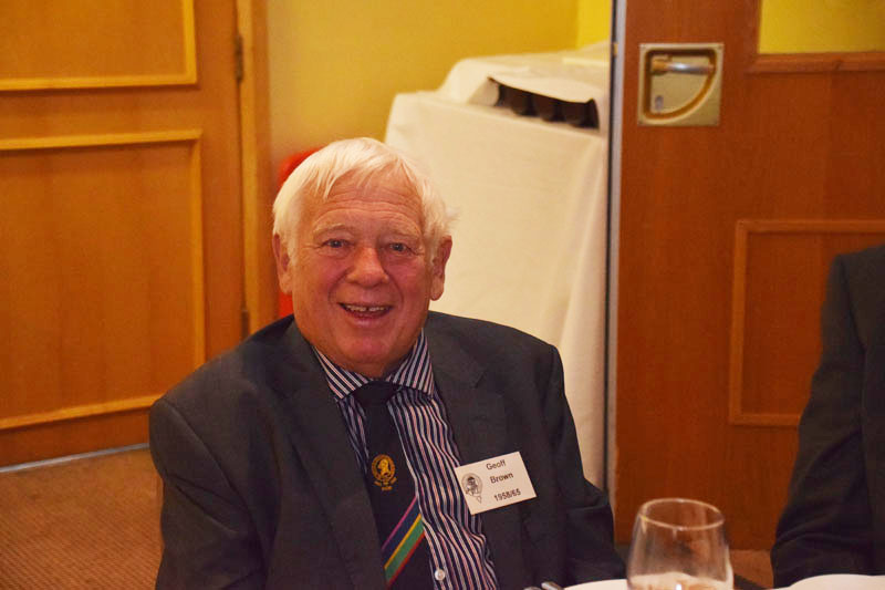 Photograph of Geoff Brown (1958/65) at Reunion Dinner 2016