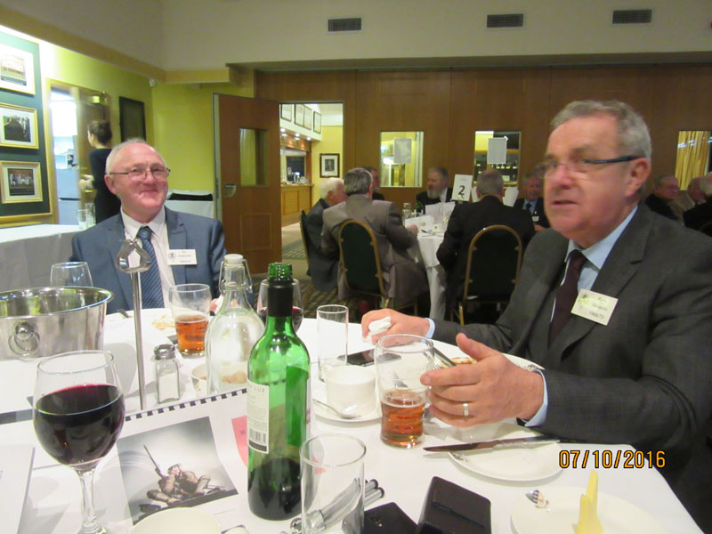 Photograph of Rob Waldron (1966/73) at Reunion Dinner 2016