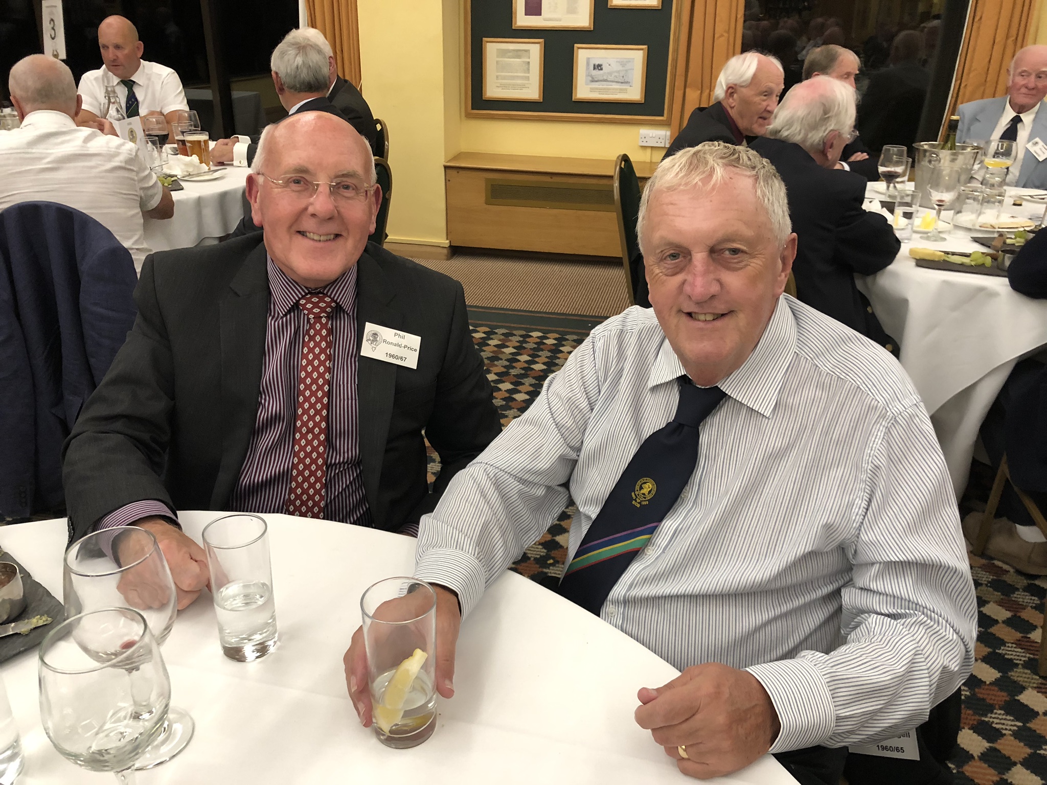 Photograph of Keith Martingell (1960/65) at Reunion Dinner 2019