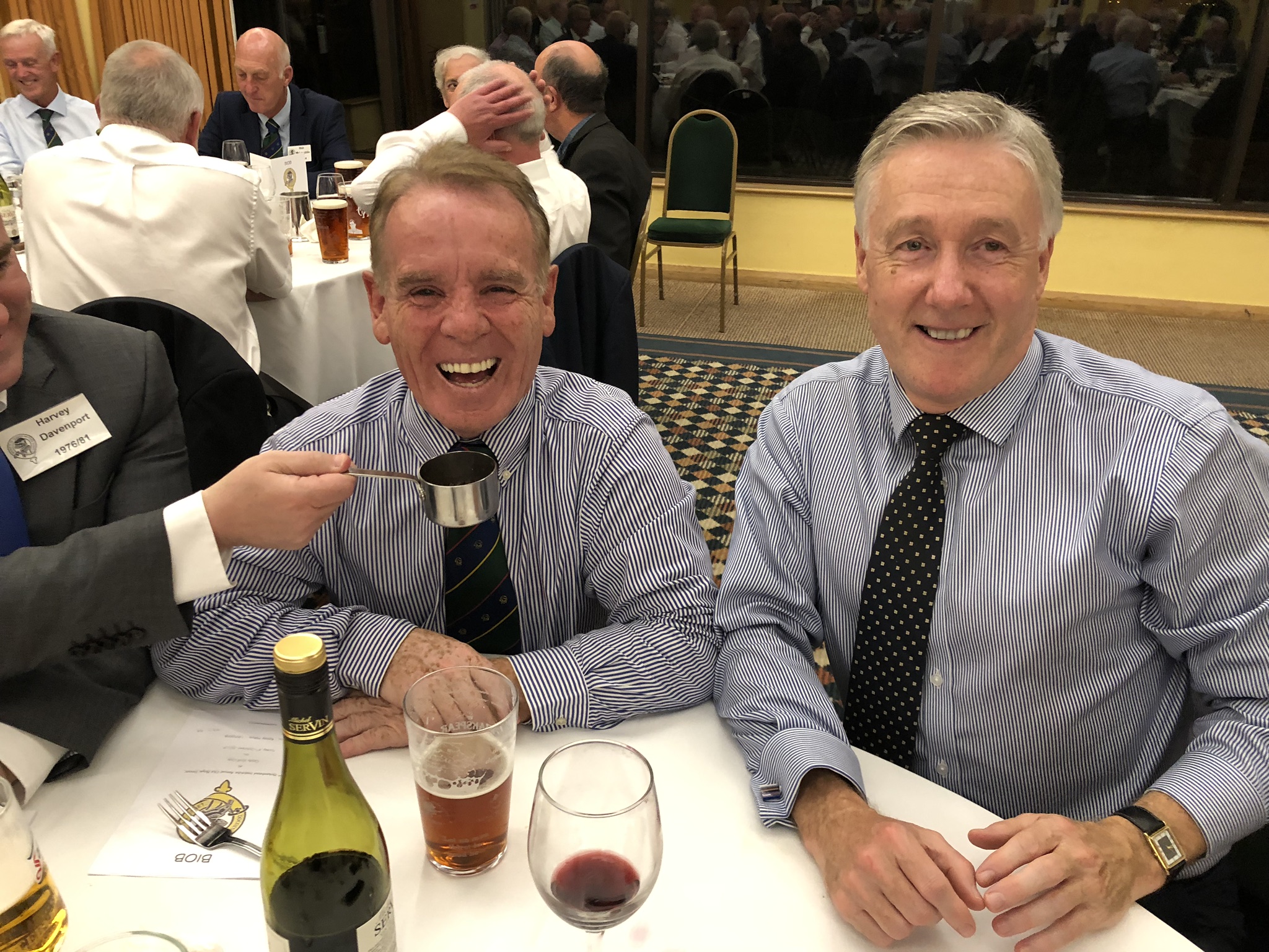 Photograph of Andy Power (1972/78) at Reunion Dinner 2019