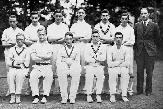 Photograph of School Cricket 1937 1st XI