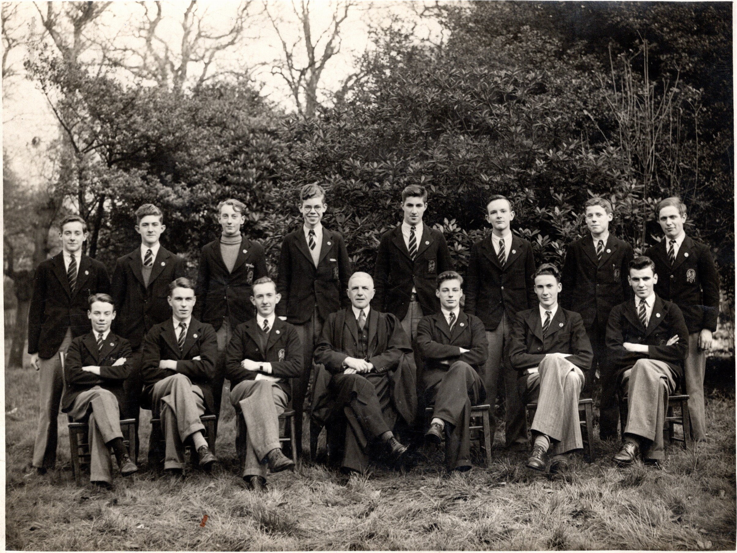 Photograph of School Prefects 1945/46