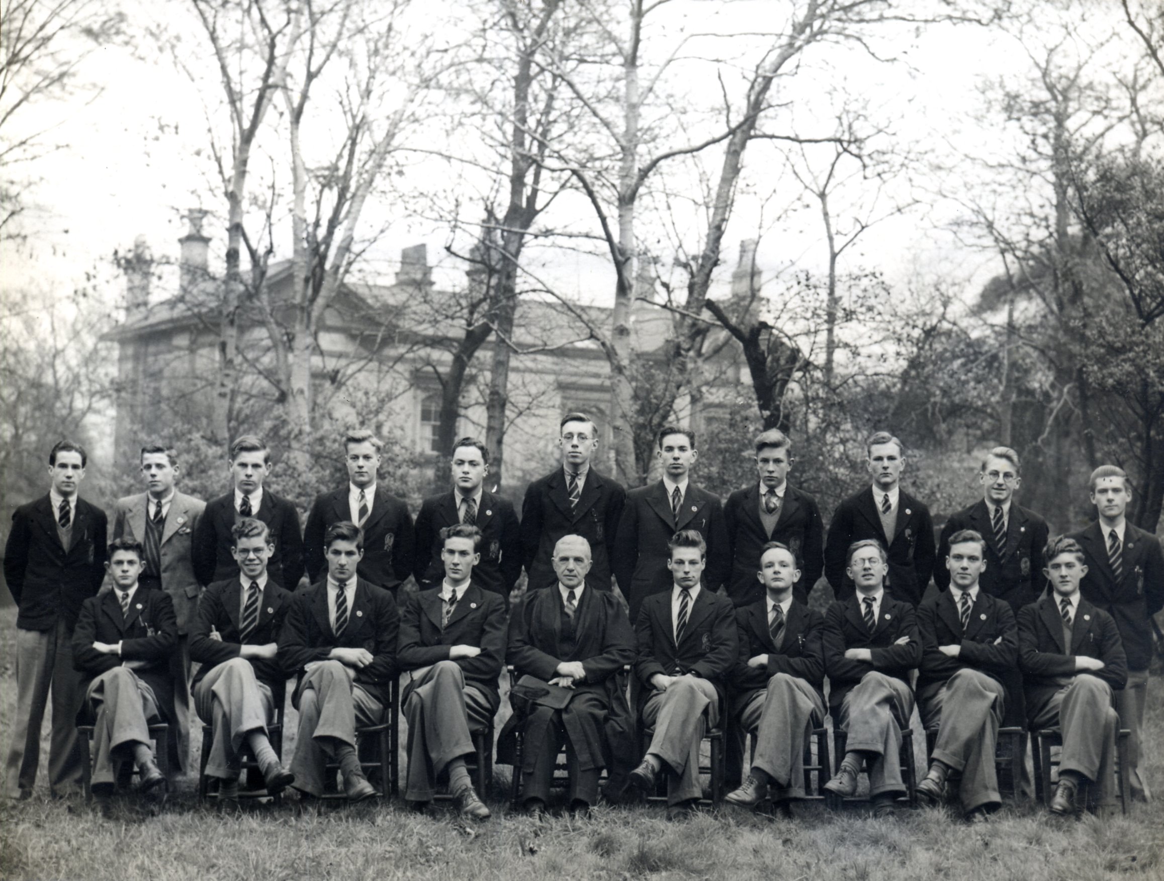 Photograph of School Prefects 1946/47, Whetstone Lane