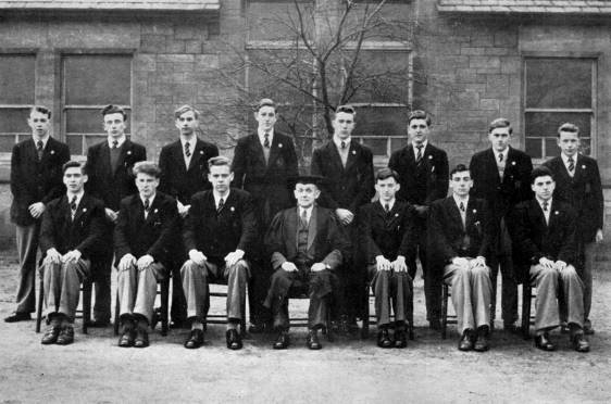 Photograph of School Prefects 1952/53, Whetstone Lane