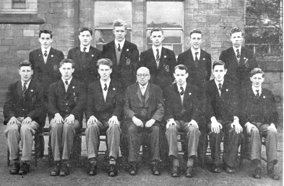 Photograph of School Prefects 1953/54, Whetstone Lane