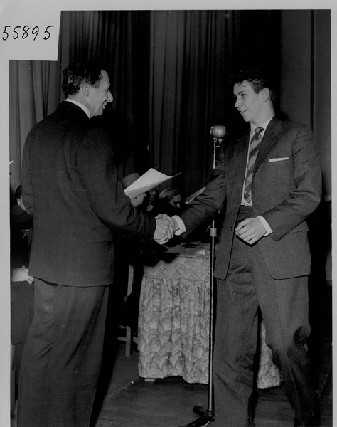 Photograph of School Speech Day 1959, Birkenhead Town Hall