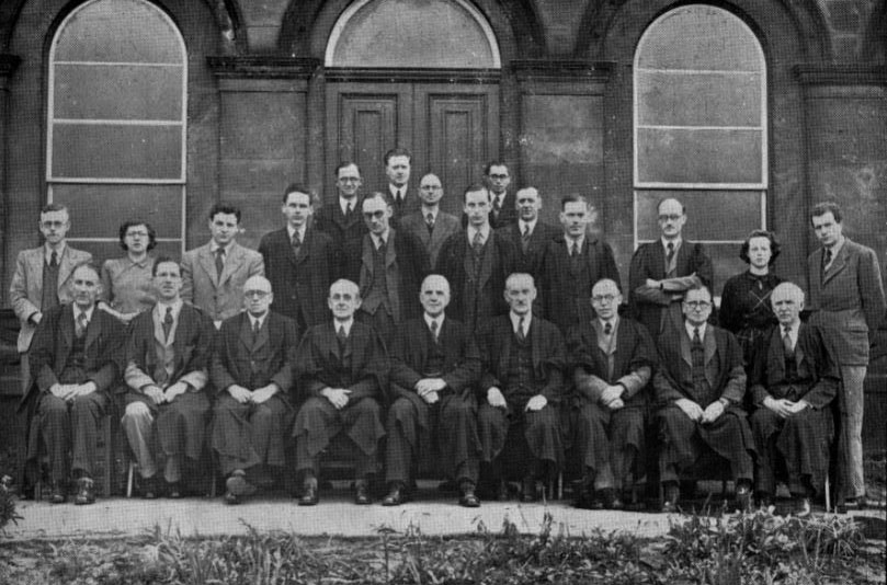 Photograph of School Staff 1949, Whetstone Lane