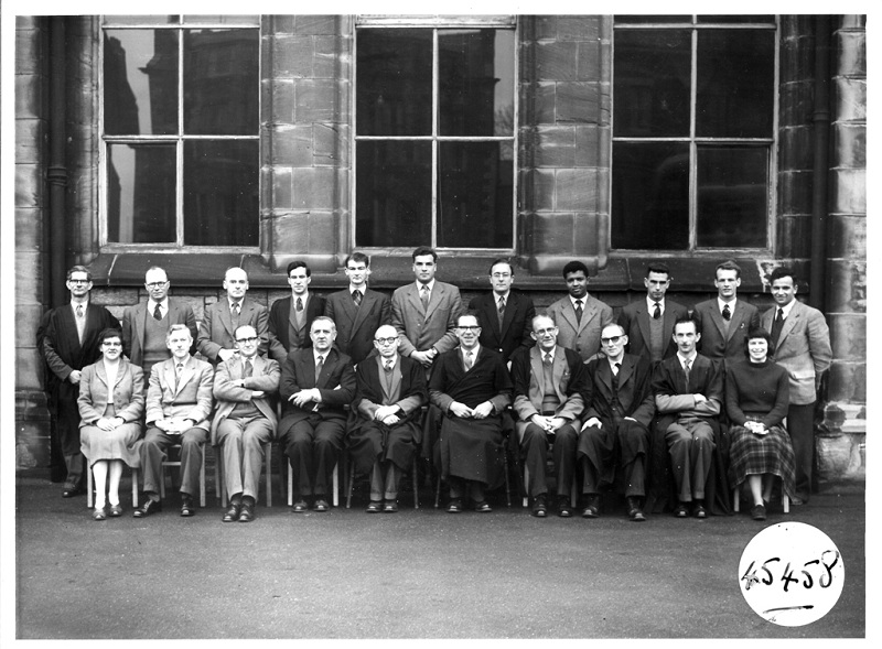 Photograph of School Staff 1958/59, Whetstone Lane