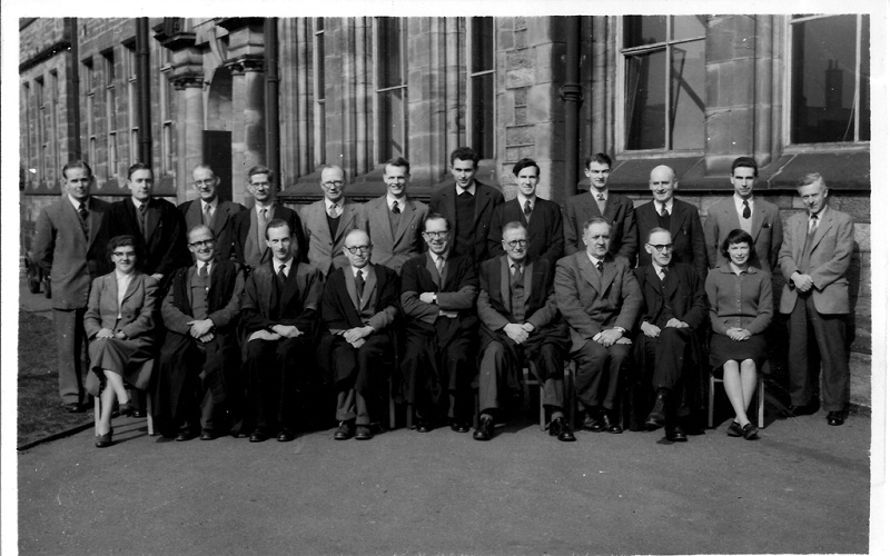 Photograph of School Staff 1957/58, Whetstone Lane