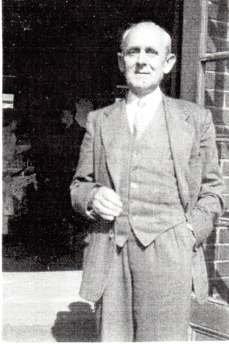 Photograph of Biddy Harris - Headmaster, Unknown Year, Ingleborough Road Memorial Field
