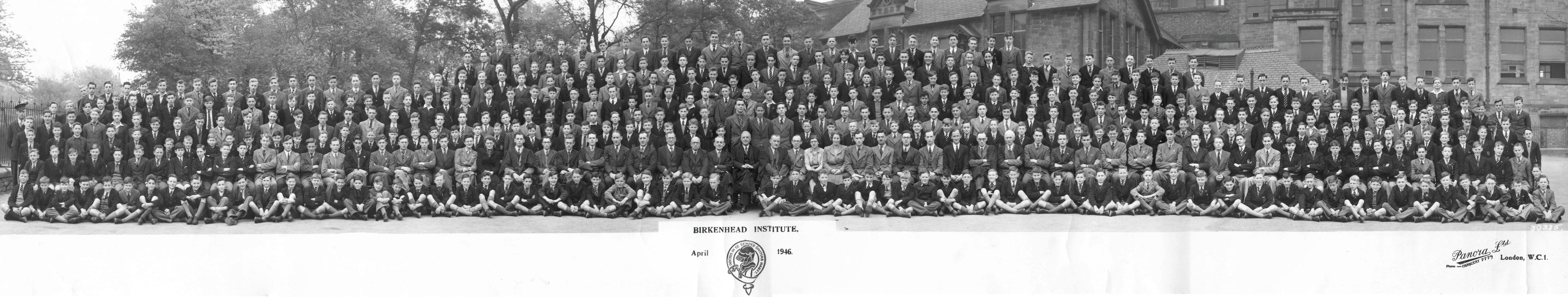 Whole School Photograph - 1946